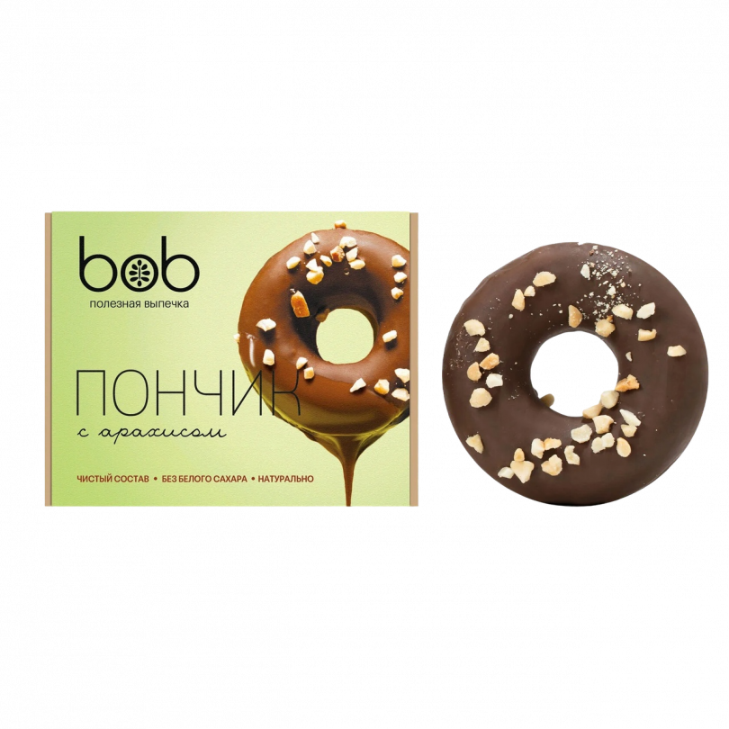 Пончик с арахисом Bob